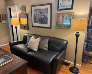 Charming and impressive curated art collection you could only find at an estate sale!