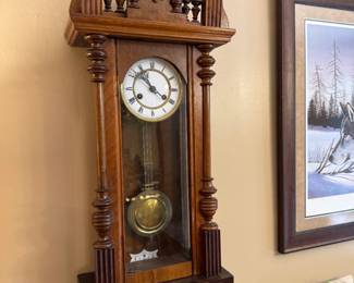Beautiful antique wall clock