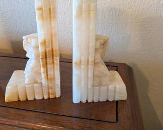 Marble Bookends