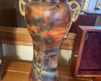 Interesting Vase - Hand Painted