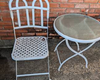Outdoor Table and chair