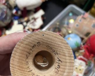 Bottom of Switzerland ornament