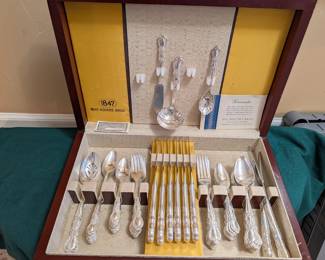 Rogers Bros Sterling - Service for 6 plus serving pieces
