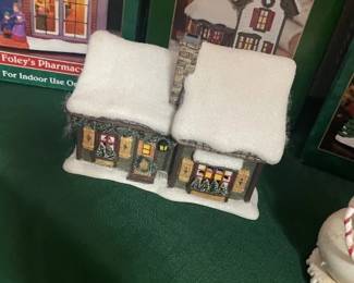 Christmas Village House style in boxes