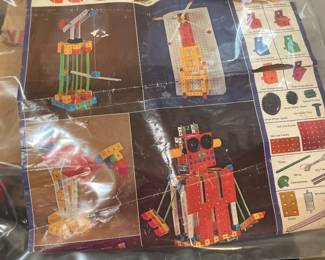 Vintage - building pieces set