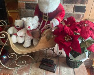 Santa in Sleigh and misc