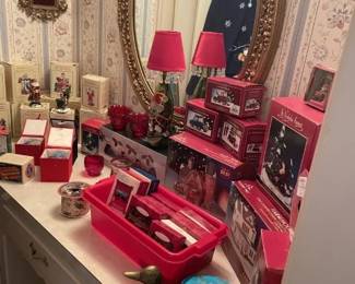 Hallmark ornaments (trains) and more