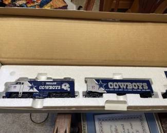 Dallas Cowboys Express 'collector' train - new in box