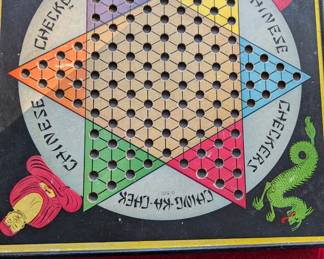 Vintage Chinese Checkers board