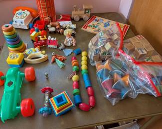 More vintage toys not pictured.
