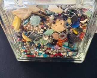 Beads of jars throughout the house. Like Easter eggs.