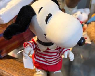 Vintage 1960's Snoopy Soccer Figure