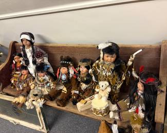 Collection of Realistic Native American Dolls