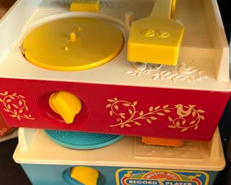 Fisher-Price vintage record players