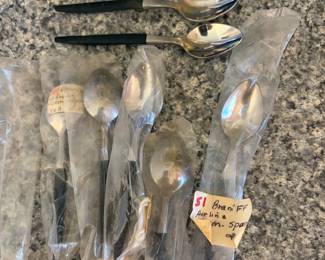 Vintage Braniff Airlines demi spoons