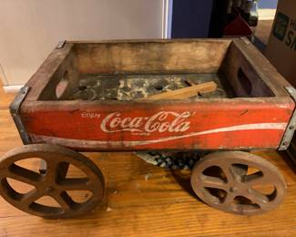 Vintage Coca-Cola children’s wagon