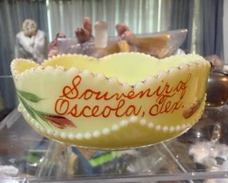 Vintage Uranium Advertisement Bowl