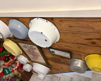 Large Selection of Enamel Pans