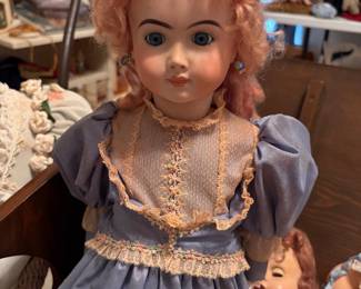 Antique German porcelain doll Juneau Bebe 