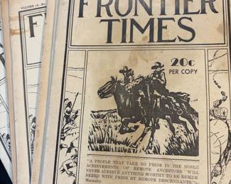 12 issues of Frontier Times magazine 1937 Published by J. Marvin Hunter