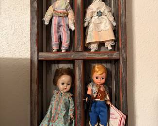 1950's Ginny Doll, Madame Alexander Lion Tamer & Custom Stand