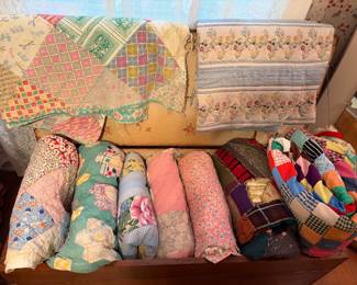 Gorgeous Vintage Hand Stitched Quilts