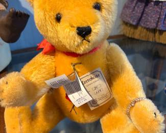 Vintage Herrmann bear with tags