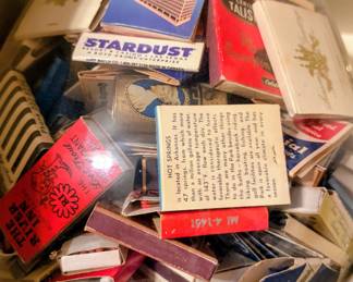 Vintage Matchbooks from all over!