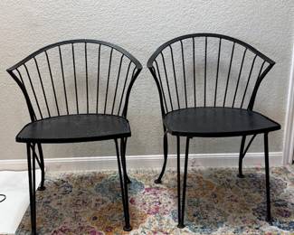 pair of Mid century patio chairs
