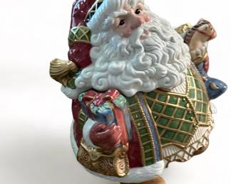 ff VINTAGE SANTA COOKIE JAR
