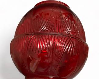 ruby red punch bowl