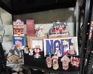 Hearthstone Village "Hearthstone Savings Bank", Christmas Valley "Modern Appliance" Store and more