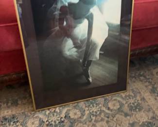 Framed Ballerina Art Print
