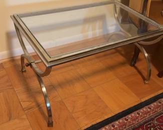 21”x31” Glass Top Coffee Table