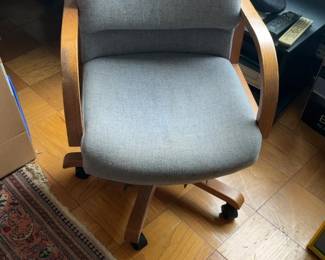 Mid-Century Modern Style Upholstered Office Chair