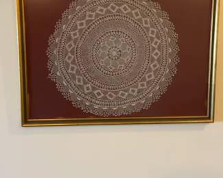 Vintage Round Lace Crochet Doily