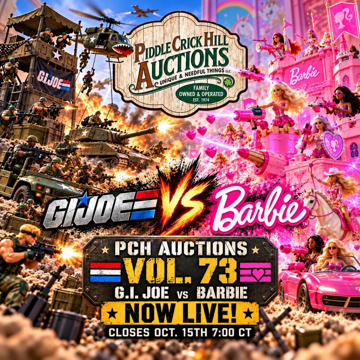 G.I. Joe vs Barbie  Auction Showdown