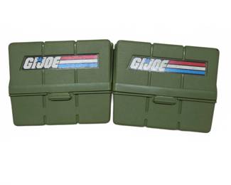 GI Joe Green Plastic Ammo Crates Hasbro 1980s
