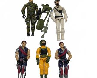 1985 G.I. Joe Action Figures with Accessories