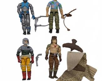 1987 G.I. Joe Complete Action Figures with Gear