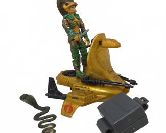 1986 GI Joe Serpentor & Cobra Air Chariot