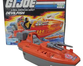 1986 GI Joe Devilfish Vehicle with Box