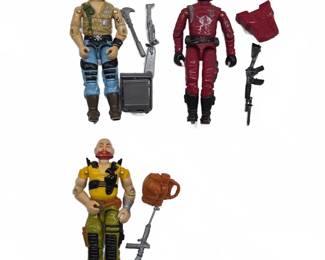 1985 G.I. Joe Action Figures Complete w/ Access