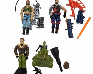 1985 G.I. Joe Action Figures With Accessories
