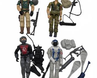 1985 G.I. Joe Action Figures With Accessories