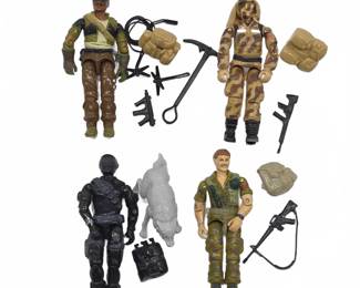 1985 G.I. Joe Action Figures with Accessories