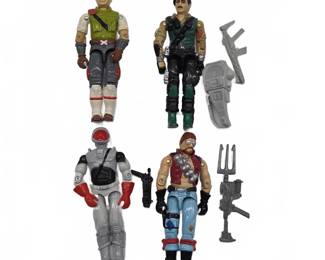 1986 G.I. Joe Action Figures Complete w/ Access