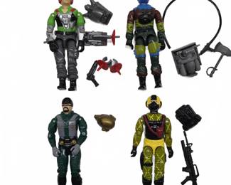 1987 GI Joe Action Figures with Accessories