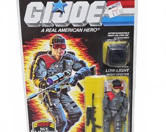 1986 G.I. Joe Low-Light Action Figure Carded