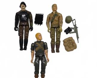 1983 G.I. Joe Action Figures with Accessories